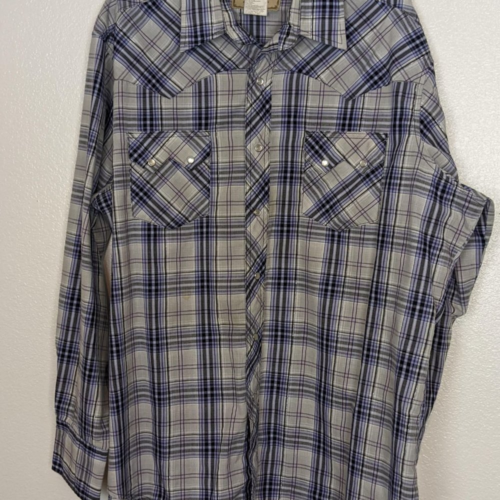 Wrangler Men's Western Shirt Size XL